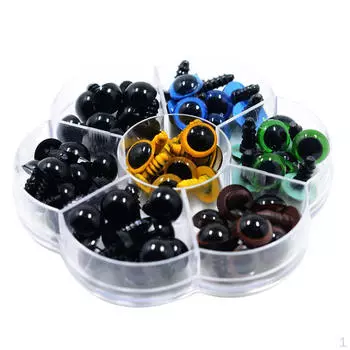 56 шт., 12 мм, пластиковые красочные защитные шайбы для глаз для кукол, мягких игрушек