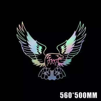 56x50СМ Мода Сделай сам Орел Дверь автомобиля Боковая часть кузова Грузовик Виниловые наклейки Декали Автостайлинг Украшение