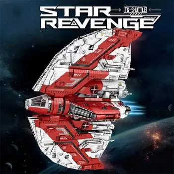 5749PCS UCS T6-Shuttle Spacecraft Model Building Blocks Space Jet Aircraft Moc Bricks DeskTop Display Holiday Gifts For Kids Toy withbox