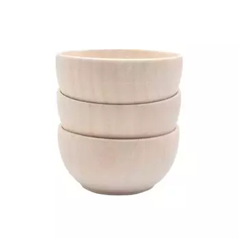 57 * 30 мм маленькая детская расписная деревянная чаша для самостоятельного изготовления деревянных поделок, украшение комнаты