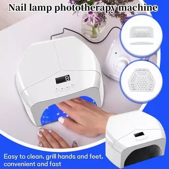 57 светодиодных ламп для сушки ногтей, УФ-лак для ногтей, клей для запекания, быстрая сушка One Size