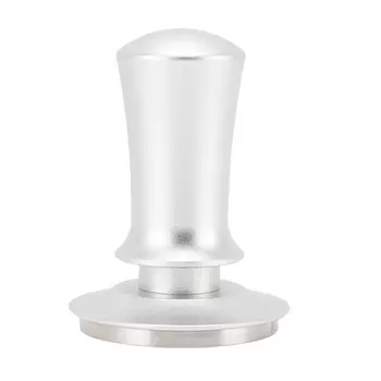 58 мм Калиброванный кофейный темпер Темпер постоянного давления с основанием из нержавеющей стали 304 для дома L(for 6.5-9kg) серебряный