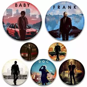 58 мм модные ювелирные изделия, эмалированные булавки для классических фильмов, главный герой и автомобиль, брошь на лацкан, фанаты, подарки, рюкзак, одежда, шляпа, аксессуары, значок