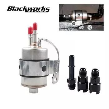 58 PSI автомобильный фильтр для модернизации из сплава металла/регулятор возврата топлива адаптер топливной системы LS Swap/EFI преобразование простая установка серебристый чёрный
