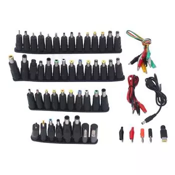 58 шт. адаптер питания для ноутбука многофункциональный универсальный разъем постоянного тока для HP