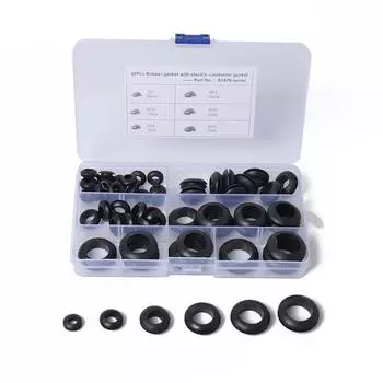 58 шт./компл. 6 видов резиновых втулок в ассортименте, защита для проводов