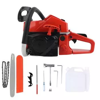 58cc бензиновая цепная пила механическая высокомощная прочная износостойкая бензиновая цепная пила основной корпус