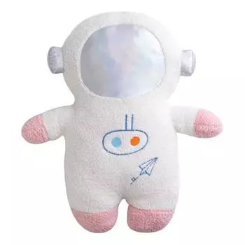 58cm Plush Rocket Astronaut Toy Stuffed Spaceship Throw Pillow Home Decor Birthday Gift Space Discovery Educational For Kids