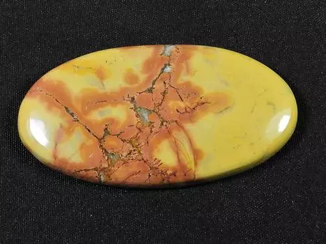 58Cts. Натуральный яшма Малигано овальный полудрагоценный камень россыпью 25X47X05MM SK-818