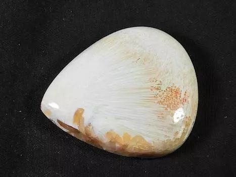 58Cts. Розовый сколоцит груша лечебный кристалл кабошон россыпью драгоценный камень 31X35X8MM SK-2457