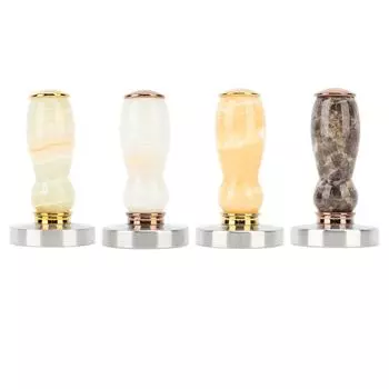 58 мм Темпер для кофе из нержавеющей стали Эргономичный темпер для прессования кофе для домашней кофейни Pure White