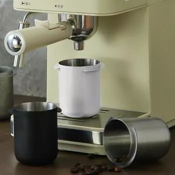58 мм эспрессо кофе дозатор чашка эспрессо машина аксессуары приемник кофейного порошка для домашнего кафе кофе бар ресторан бар серебряный