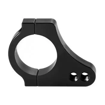58mm Motorcycle Aluminum Steering Damper Forks Frame Support Bracket Clamp Black Color