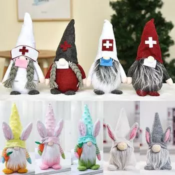 58Styles шведский Томте Гном Рудольф Безликий плюшевая кукла Свадебный декор Гномы Гном