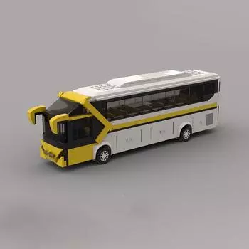 590 шт Speed Champions City Coach Bus Model Building Blocks Technology Bricks DIY Creative Assembly Kids Toys Holiday Gifts