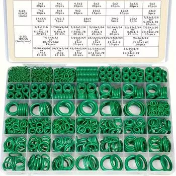 595pcs Air Conditioning O Ring Kit 36 Size Automotive A/C Plumbing Repair Compressor