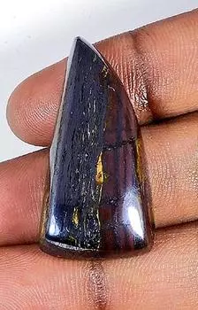 59Cts. Натуральный железный тигровый кабошон россыпью драгоценный камень 18X37X07MM DD-65