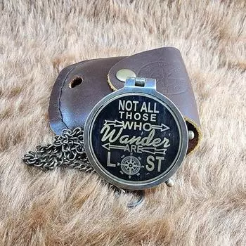 5,08 см Латунный компас Подарки для мужчин Латунный компас Подарок на день рождения Рождественские подарки для него с гравировкой не для всех тех, кто