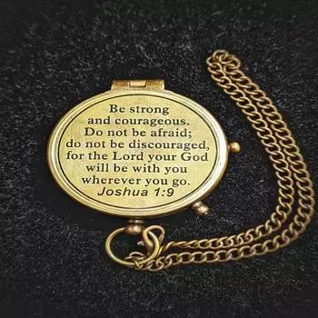 5,08 см латунный компас в кожаной коробке Рождественский подарок для парня, подарок на годовщину Мужской гравированный компас, подарок для него и для нее