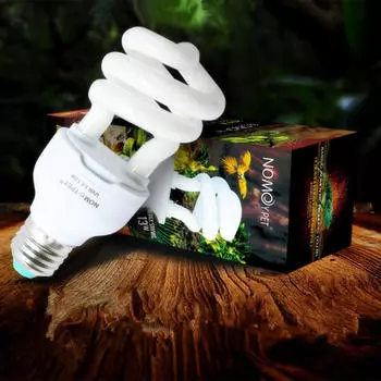 5.0 13W Рептилия Черепаха UV UVB Light Компактная лампа Глобус лампы