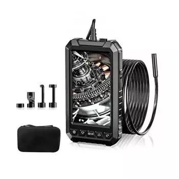 5,0-дюймовый IPS-экран, промышленная эндоскопическая камера, 8 мм HD1080P, камера для проверки канализационных труб автомобиля, бороскоп, 8 светодиодов, водонепроницаемая 5M