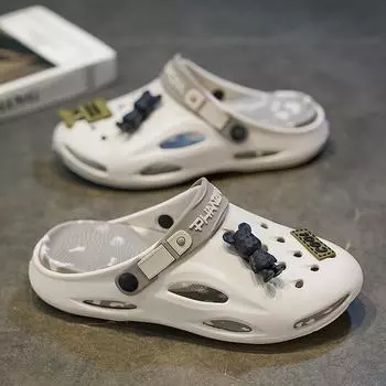 5.0 Step On Shit Hole Shoes Пара Повседневные Отпускные Тапочки Eva Light Нескользящие Мужские Тапочки Большого Размера 36-37