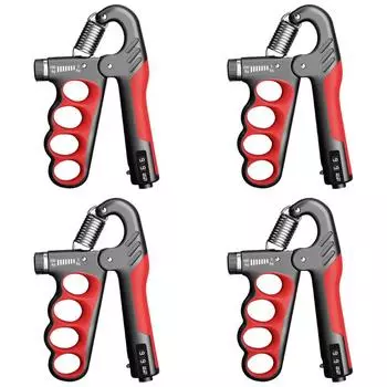 5-100 кг силовой тренажер для рук с регулируемым сопротивлением (красный)