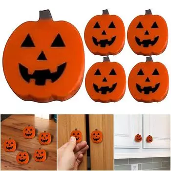 5/10/15 шт. Крышка для ручки-тыквы на Хэллоуин, многоразовые ручки для шкафа, декоративные ручки для ящиков шкафа