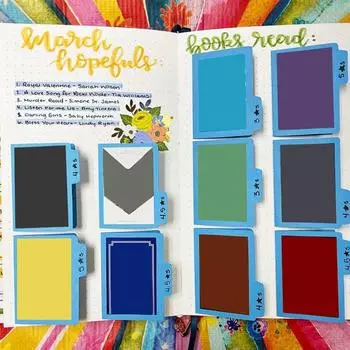 5/10/20/50 шт. Мини-папка для обзора книг, расширяющаяся, органайзер, коллекция книг с 100 карманами, папка-органайзер 5pcs розовый