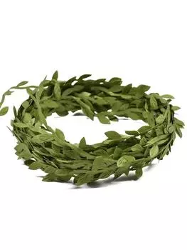 5/10/20 метров искусственные лозы ручной работы для свадебного украшения DIY венок подарок Скрапбукинг ремесло шелковый искусственный цветок из ротанга S зелёный