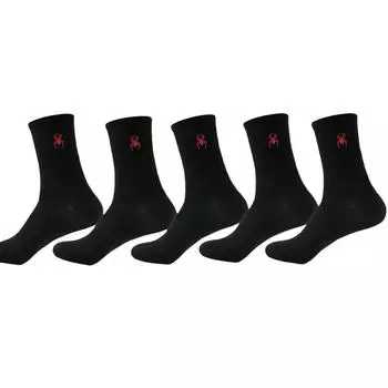 5/10/20 пар мужских носков до середины икры с рисунком паука, удобные, дышащие, влагоотводящие, Хэллоуин One Size