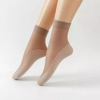 5/10/20 пар женских носков Чулки с хлопковой подошвой Весенние и летние короткие чулки Носки, впитывающие пот и нескользящие One Size(5 pairs) кофейный