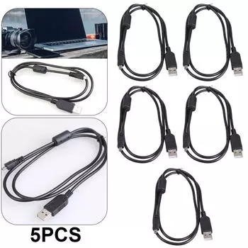 5/10/20 шт. 1 м кабель передачи данных шнур части камеры 8-контактный USB к ПК кабель передачи данных замена для Nikon Olympus Pentax Sony Panasonic Sanyo