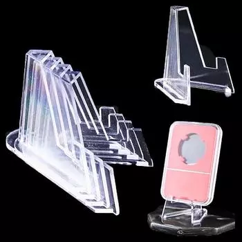 5/10/20 шт. акриловые подставки для монет, пластиковые мини-маленькие мольберты для карточек покемонов, памятные стойки для монет 5pcs