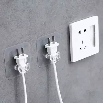 5/10/20 шт., крючок, вилка, кронштейн, аккуратная подвесная стойка, настенный крючок из ПВХ, сильная адгезия, бесшовный, прозрачный, водонепроницаемый, для кухни