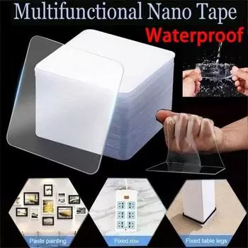 5/10/20 шт. мощные наклейки без следов для фотографий, настенные вспомогательные двусторонние подвесные фиксированные двусторонние водонепроницаемые вискозы для ванной комнаты 5 Pcs