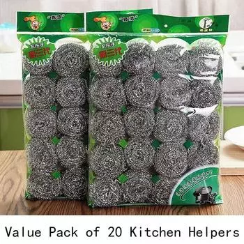 5/10/20 шт. шариковые щетки из нержавеющей стали для чистки бытовых приборов шарики для чистки кухонных принадлежностей высококачественные инструменты