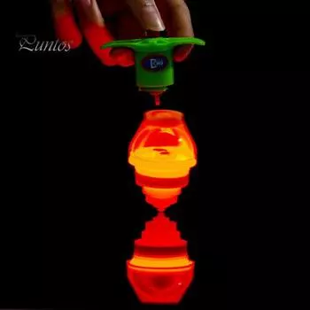 5/10/20 шт. светодиодный светящийся волчок на батарейках обучающий детский мигающий пластиковый волчок игрушка для малышей мальчиков девочек подарок на вечеринку 5pcs