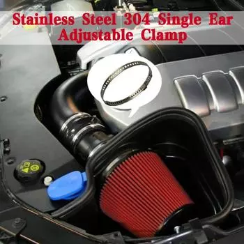 5/10/20 шт. Универсальный комплект из нержавеющей стали для обжимных хомутов пыльников ШРУСов приводного вала 20-50 мм 50-120 мм регулируемый