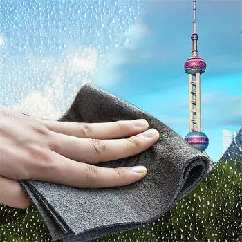 5/10/20 шт. Утолщенное волшебное полотенце из микрофибры для чистки стеклянных зеркал без водяных знаков, бытовая салфетка для уборки, многоразовые тряпки для чистки автомобиля 1pc