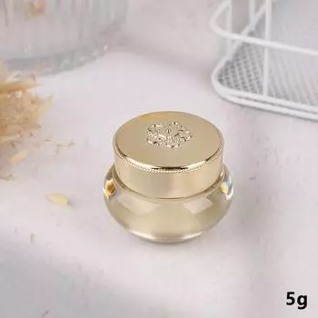 5/10/20G Empty Cream Jars Refillable Bottles Travel Cream Jars Makeup Containers Light Luxury Skincare Tools