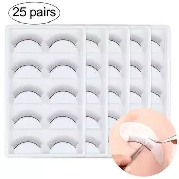 5/10/25 пар тренировочных ресниц, накладные ресницы для начинающих, натуральные индивидуальные ресницы, инструменты для наращивания ресниц 5pairs