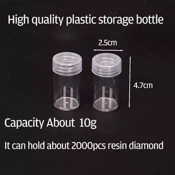 5/10/30 шт. бутылки алмазная живопись аксессуары инструменты контейнер для хранения прозрачный пластиковый DIY бисер мозаика контейнер для хранения чехол 5pcs
