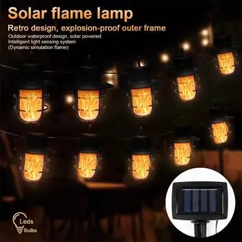 5/10 лампочек солнечные гирлянды уличные водонепроницаемые светильники для кемпинга 5 LED как