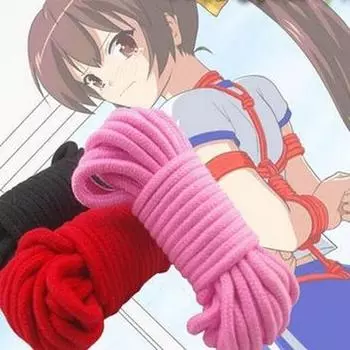 5/10 м взрослый сексуальный хлопковый бондаж веревка фэнтезийный игровой ремень ограничение фетиш секс игрушка 5 m