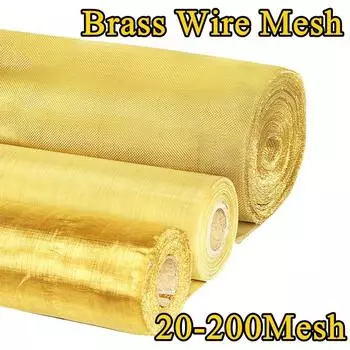 5/10 метров латунной экранирующей ткани, сетка из золотой проволоки, сетка из медной проволоки 20-200 ячеек, фильтр для краски, немагнитный сигнальный экран 91x500cm