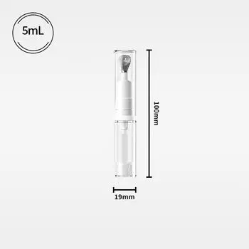 5/10 мл пустой косметический контейнер для крема для глаз массажный флакон многоразового использования бальзам для губ металлический верх мягкий тюбик