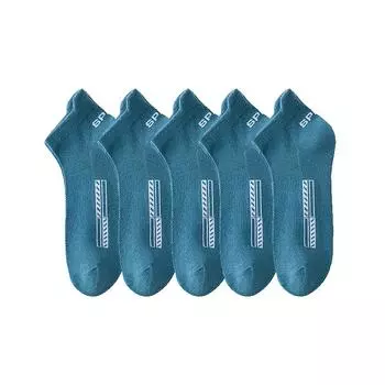 5/10 пар мужских коротких носков до щиколотки, летние тонкие женские спортивные носки, дышащие повседневные спортивные носки с низкой посадкой, парные носки-лодочки M EUR 38-42(US 6-10)