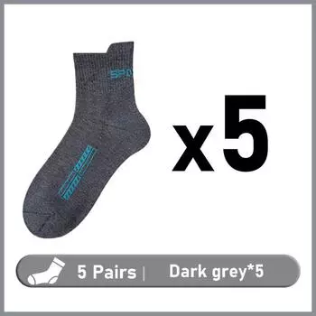 5/10 пар/партия Мужские носки Высококачественные повседневные дышащие мужские хлопковые носки для бега и спорта EU 38-43