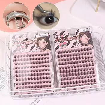 5/10 рядов отдельных ресниц сегментированные ресницы своими руками натуральные ресницы Manga накладные ресницы мягкие накладные ресницы корейский макияж A1/5 rows/mixing